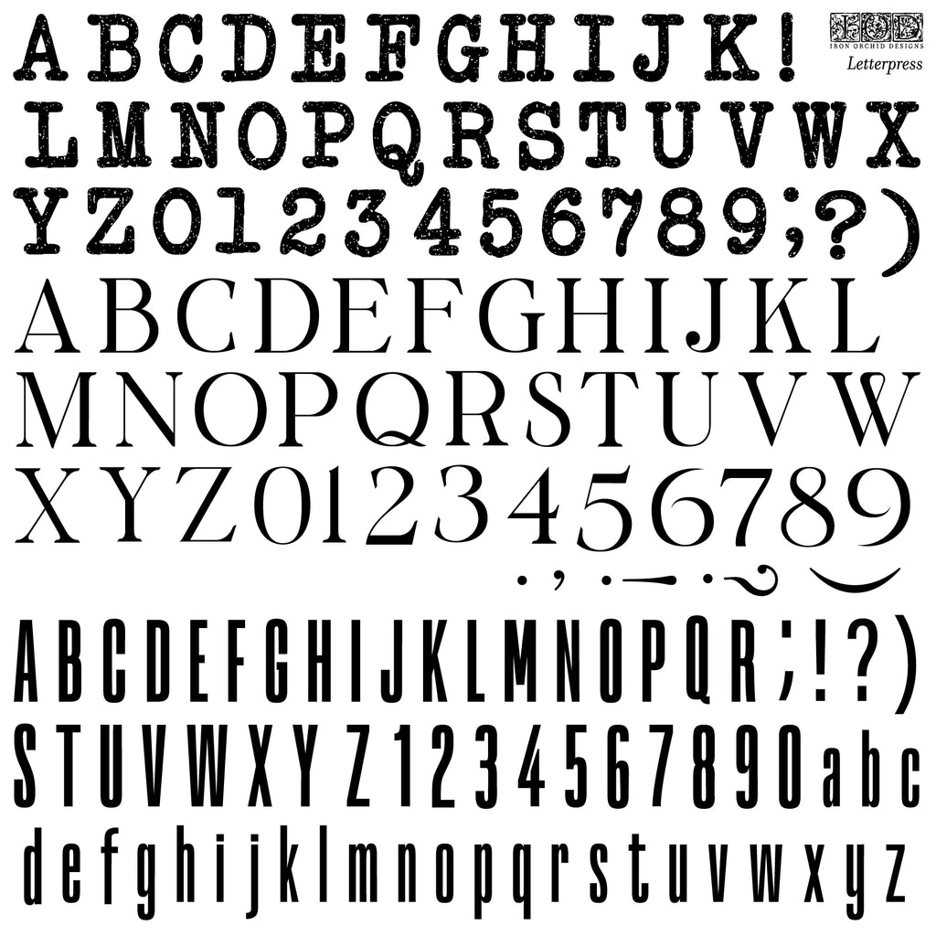 Letterpress | Stamp | IOD Iron Orchids Designs