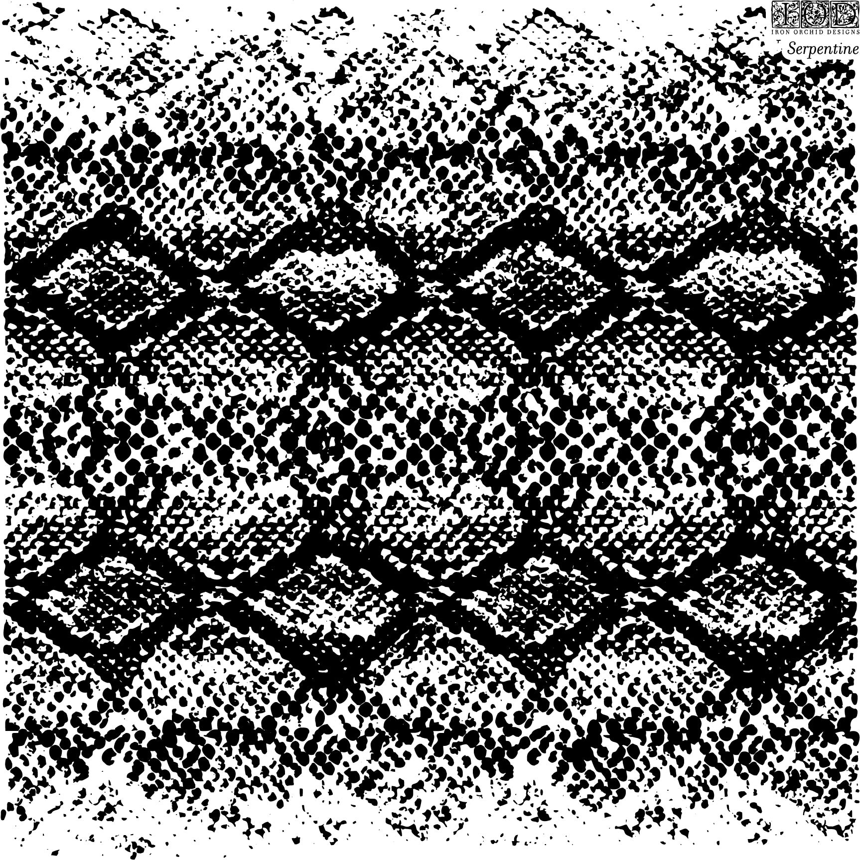 Serpentine | Stamp | Discontinued IOD Iron Orchids Designs