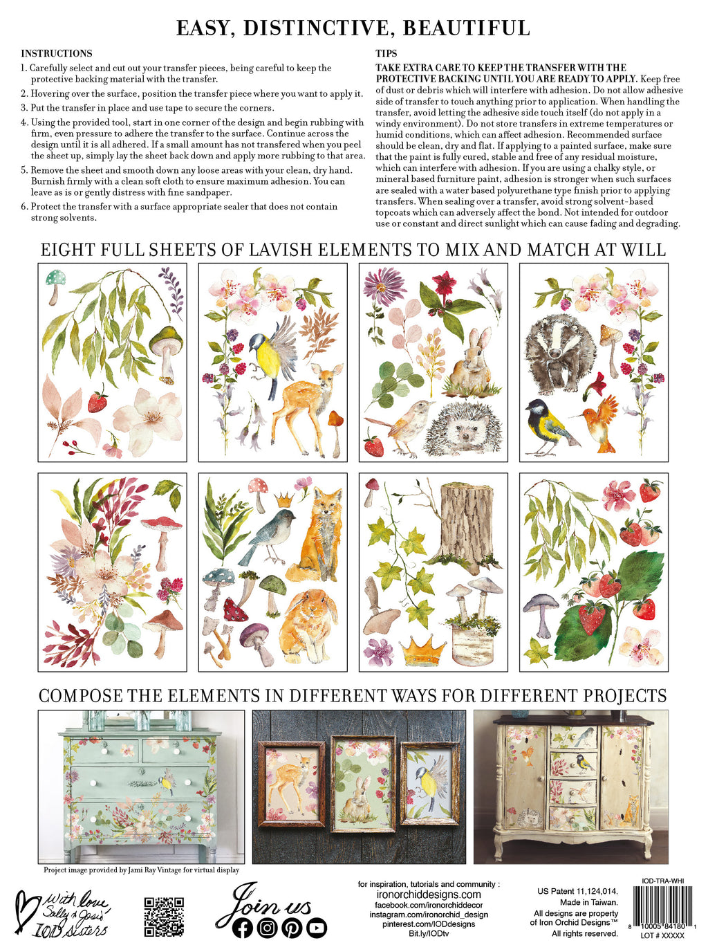 Whispering Willow | Transfer | IOD Iron Orchid Designs