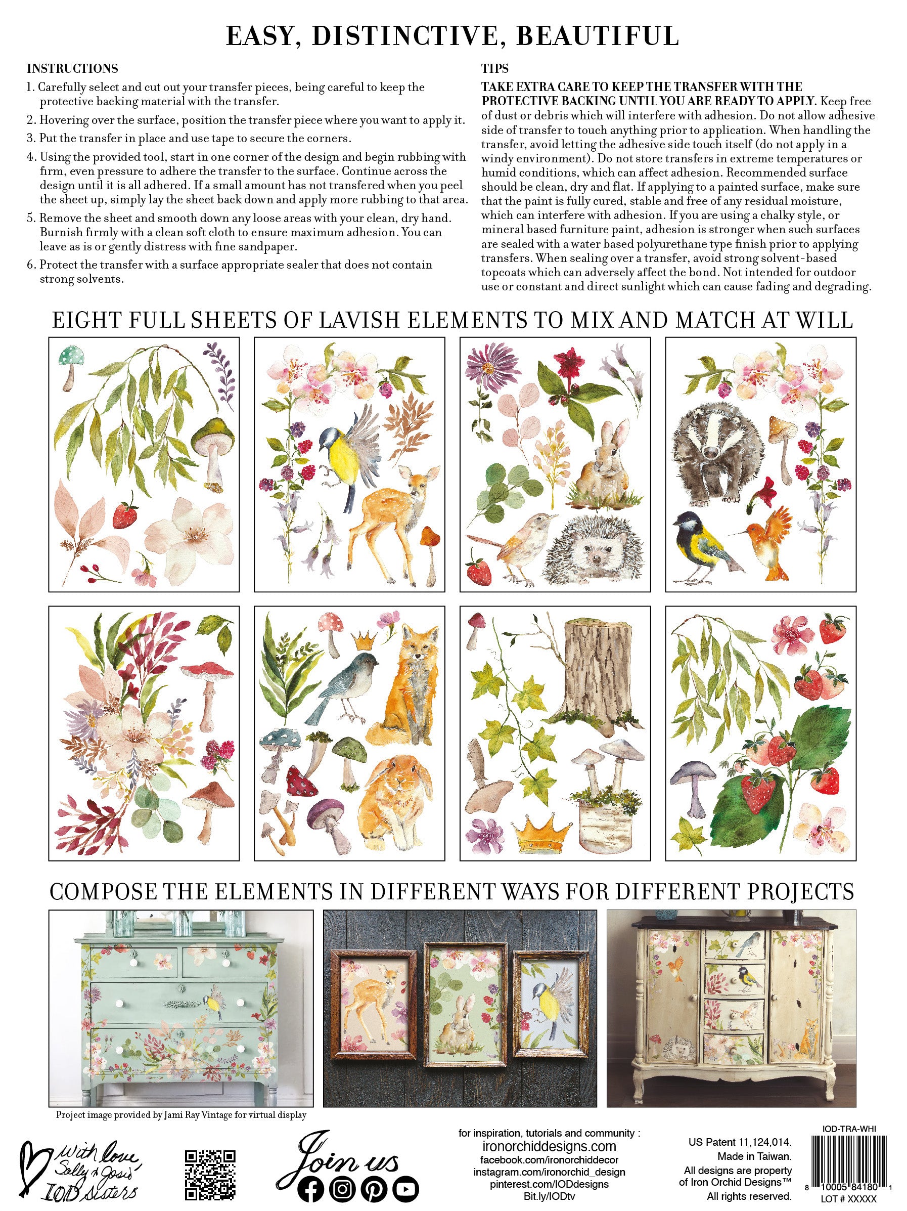 Whispering Willow | Transfer | IOD Iron Orchid Designs