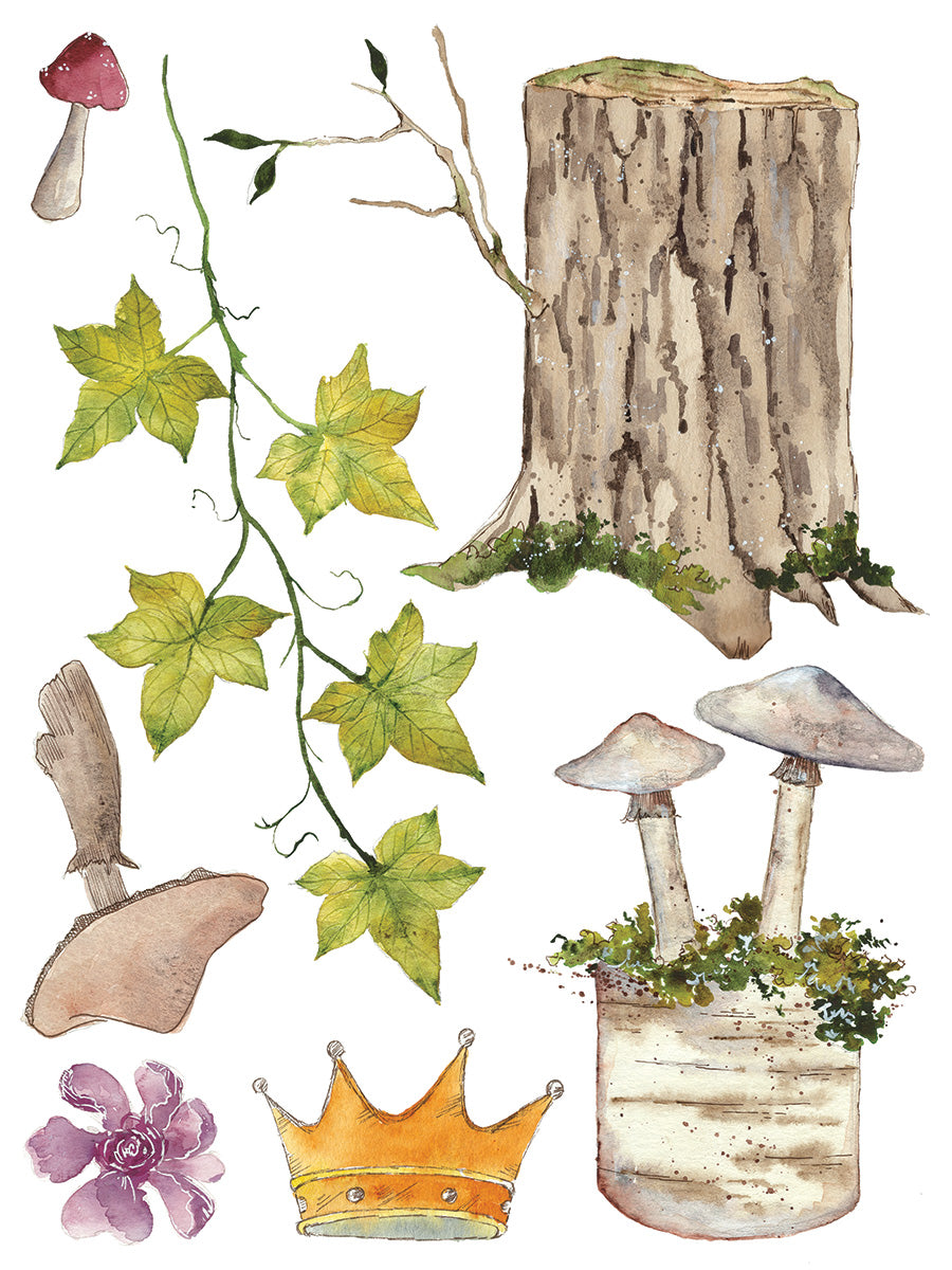 Whispering Willow | Transfer | IOD Iron Orchid Designs