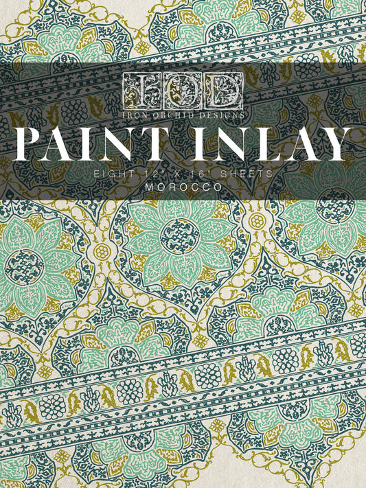 Iron Orchid Designs Morocco | IOD Paint Inlay