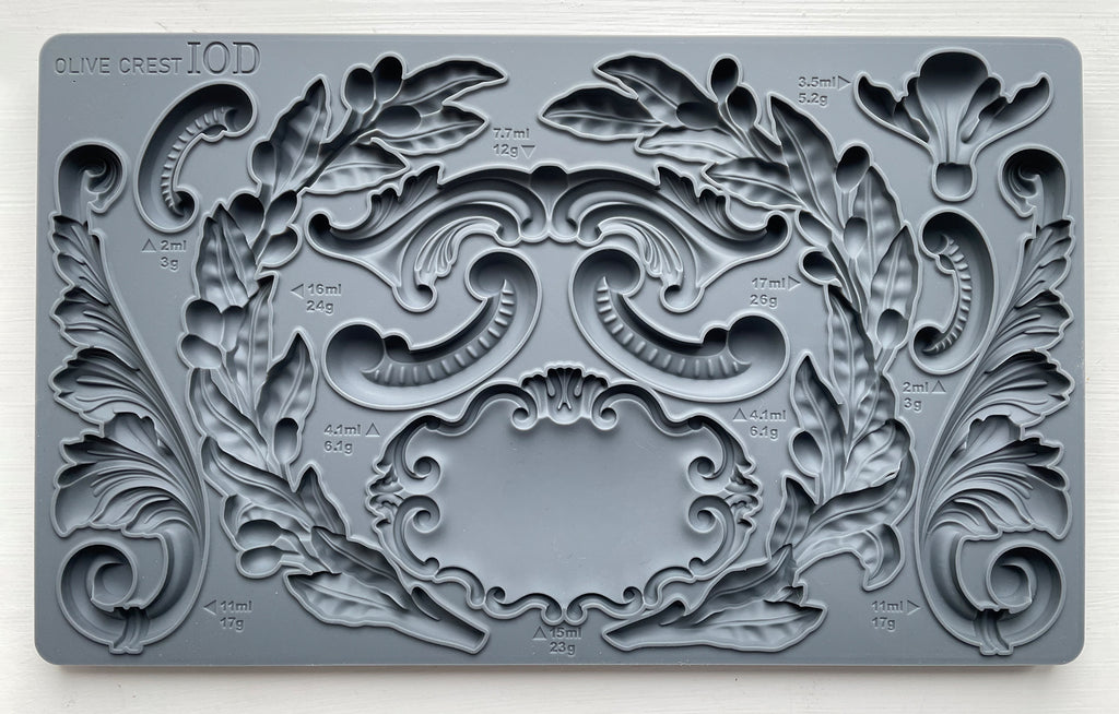 Olive Crest | Mould | IOD Iron Orchid Designs