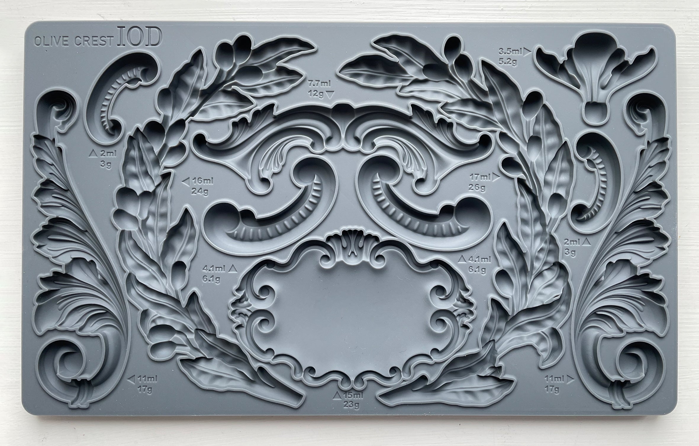 Olive Crest | Mould | IOD Iron Orchid Designs