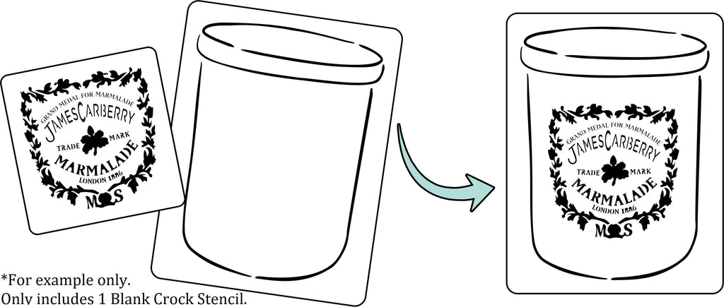 Blank Crock | JRV Stencil