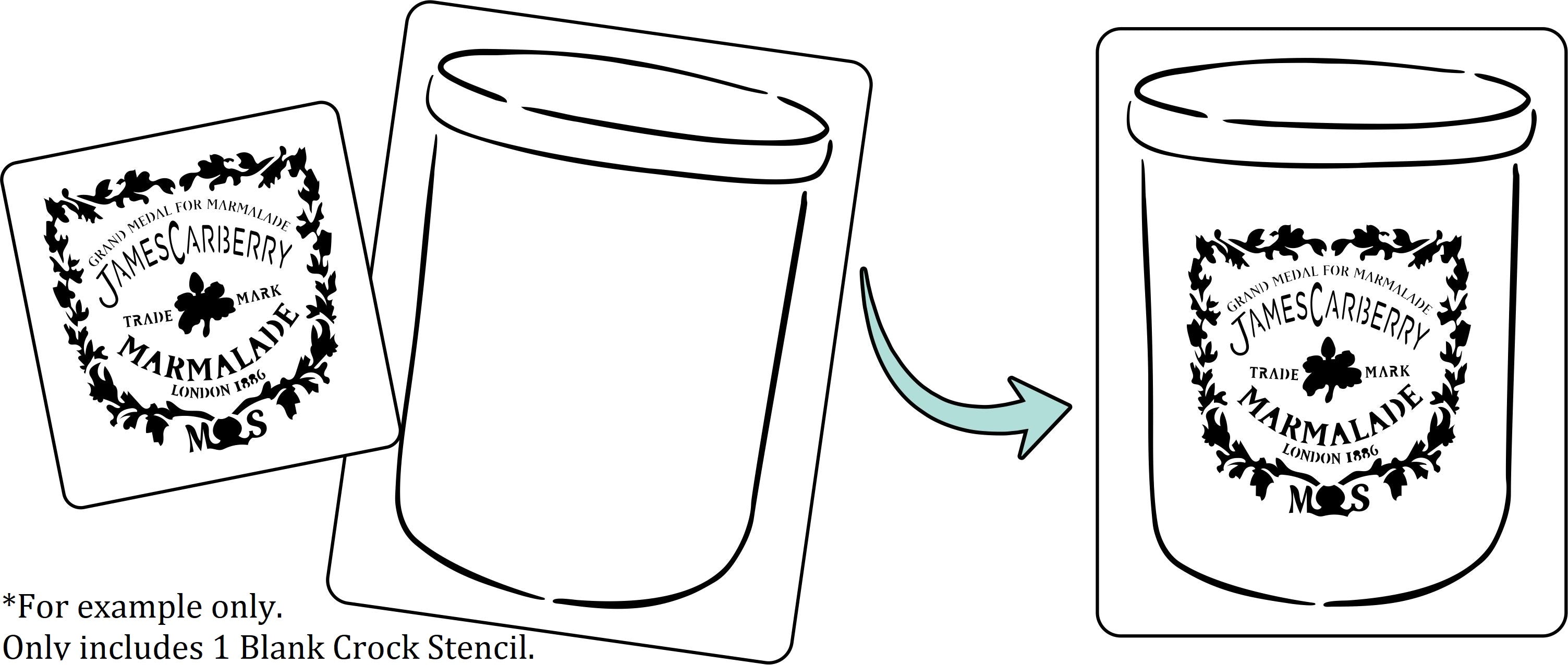Blank Crock | JRV Stencil