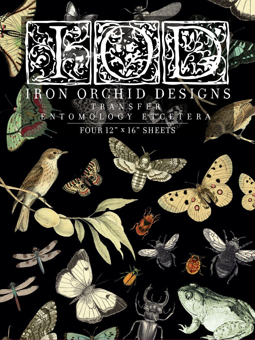 Entomology | Transfer | IOD Iron Orchid Designs