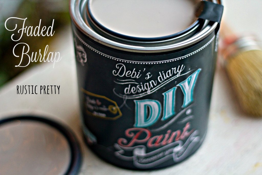 Faded Burlap | DIY Paint DIY Paint