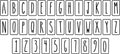 Farmhouse Letters 3" Individual | JRV Stencils