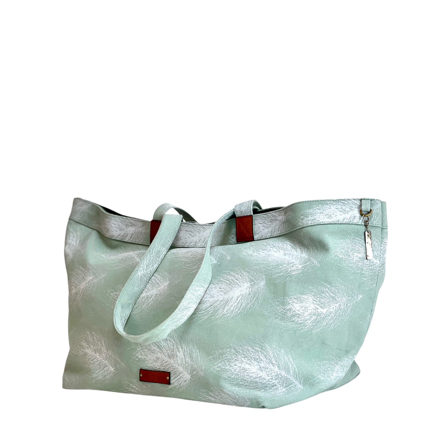 Feathers XL Canvas Tote