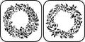 Floral Wreath 2 Pack | JRV Stencils