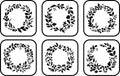 Floral Wreath Mini 6 Pack | JRV Stencils