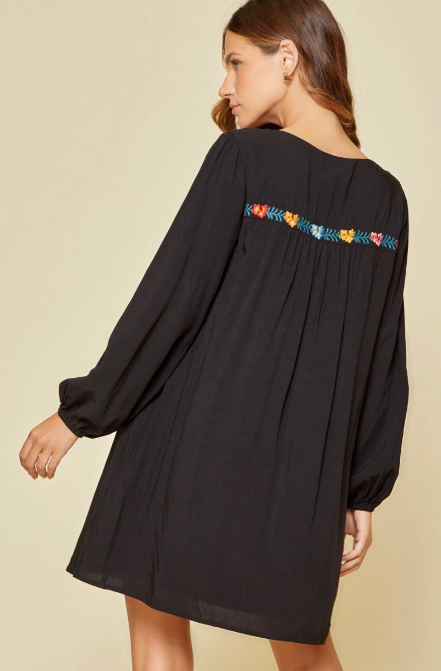 Floral Embroidered Dress