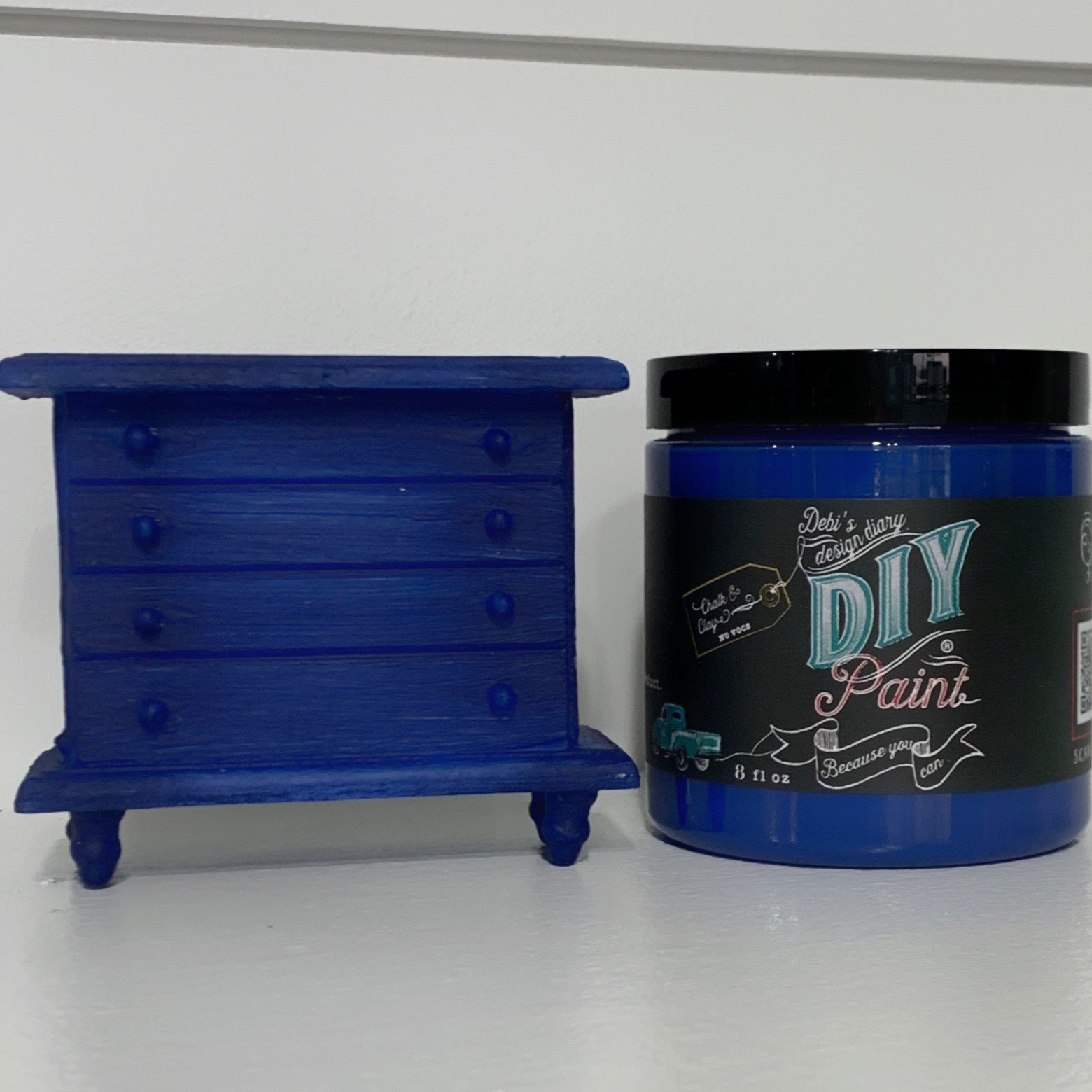 Blue Iris DIY Paint | Elegant Blue Clay & Chalk Furniture Paint