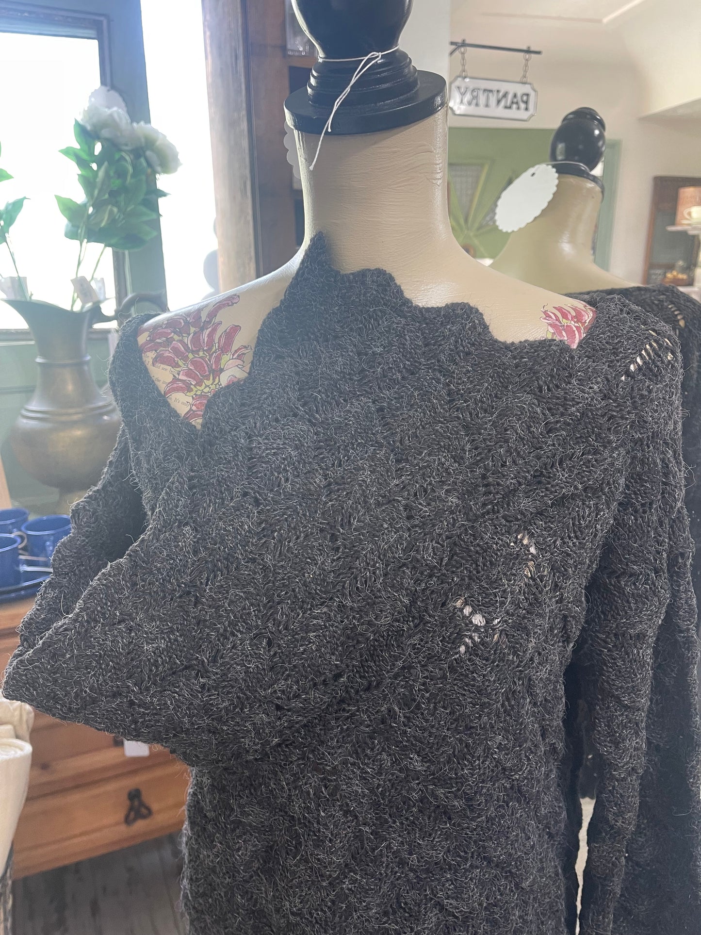 Daisy Bell Sleeve Sweater- SIZE SMALL