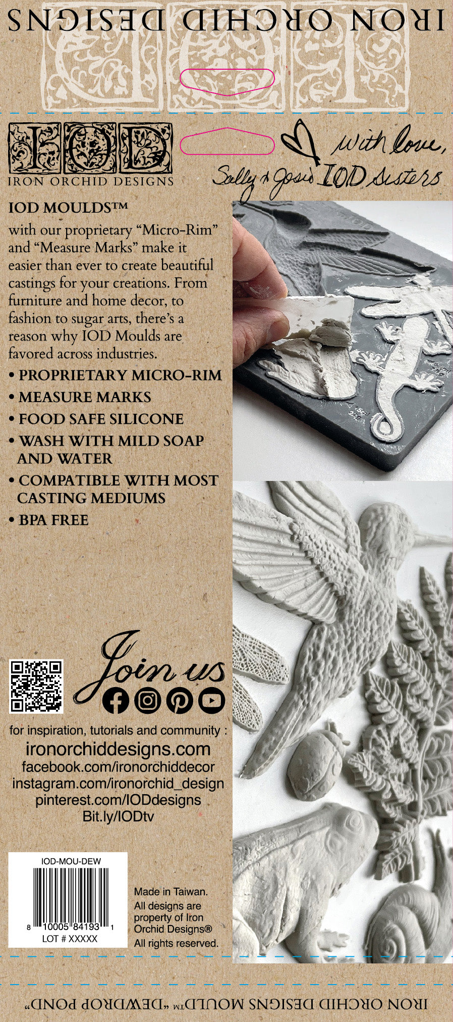 Dewdrop | Mould | IOD Iron Orchid Designs