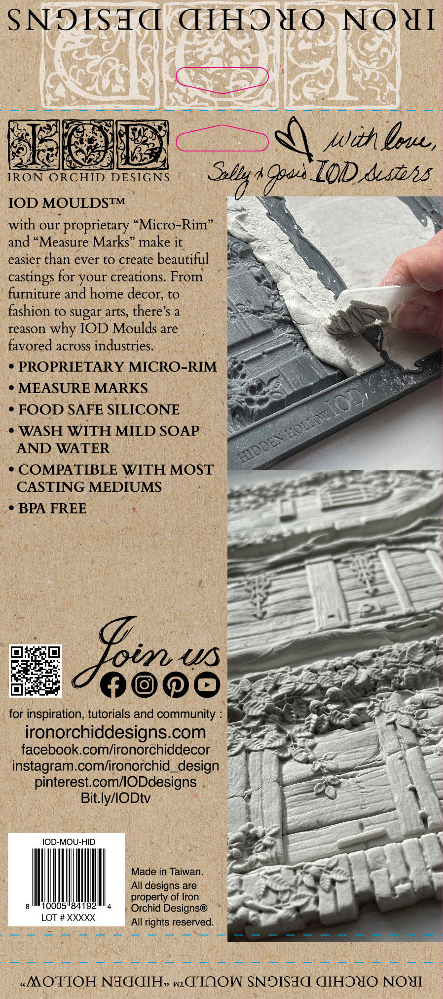 Hidden Hollow | Mould | IOD Iron Orchid Designs