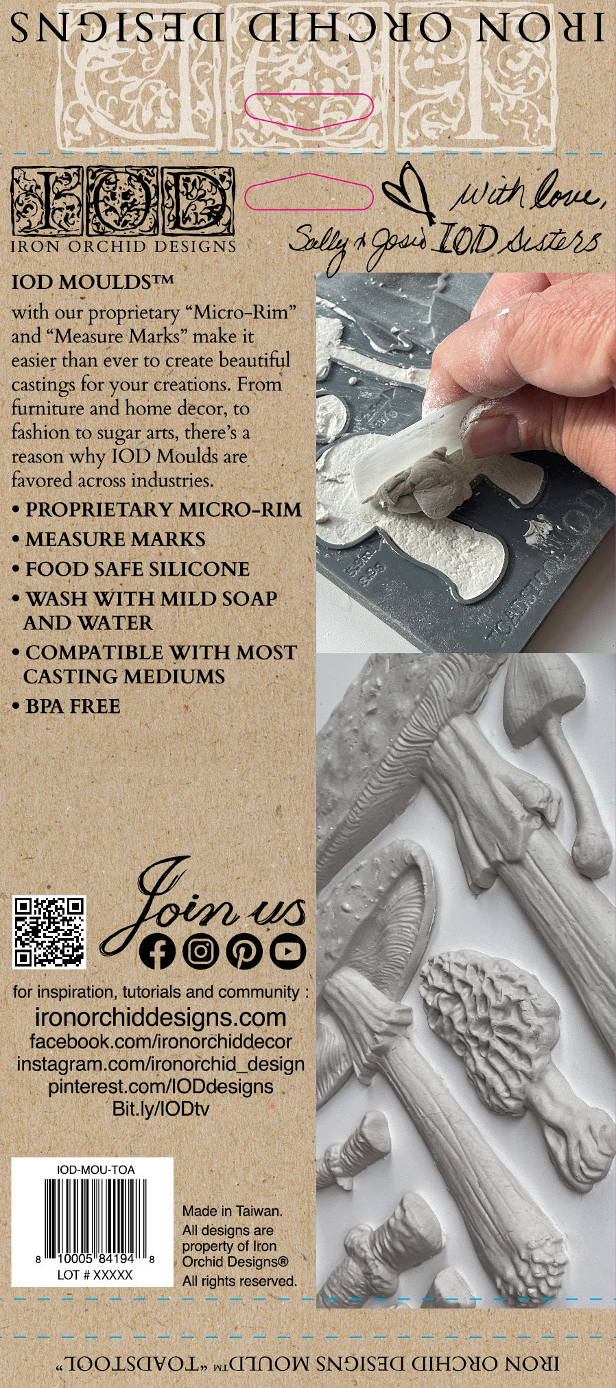 Toadstool | Mould | IOD Iron Orchid Designs