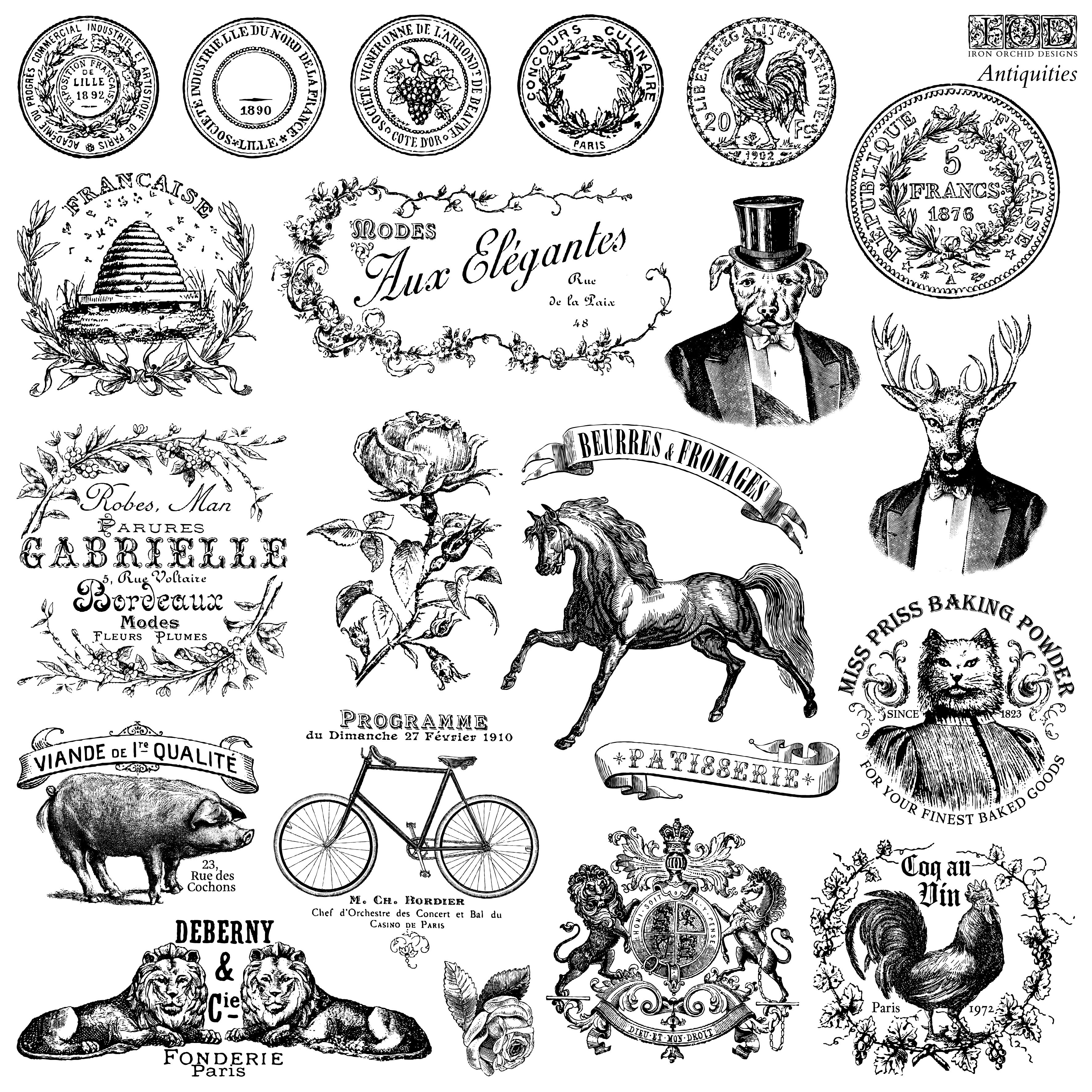 Antiquities | Stamp | IOD Iron Orchid Designs