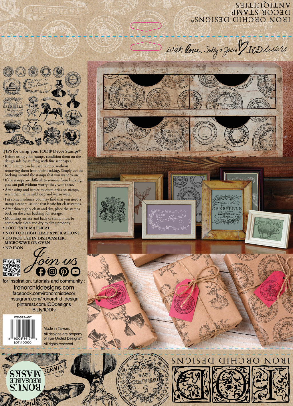 Antiquities | Stamp | IOD Iron Orchid Designs