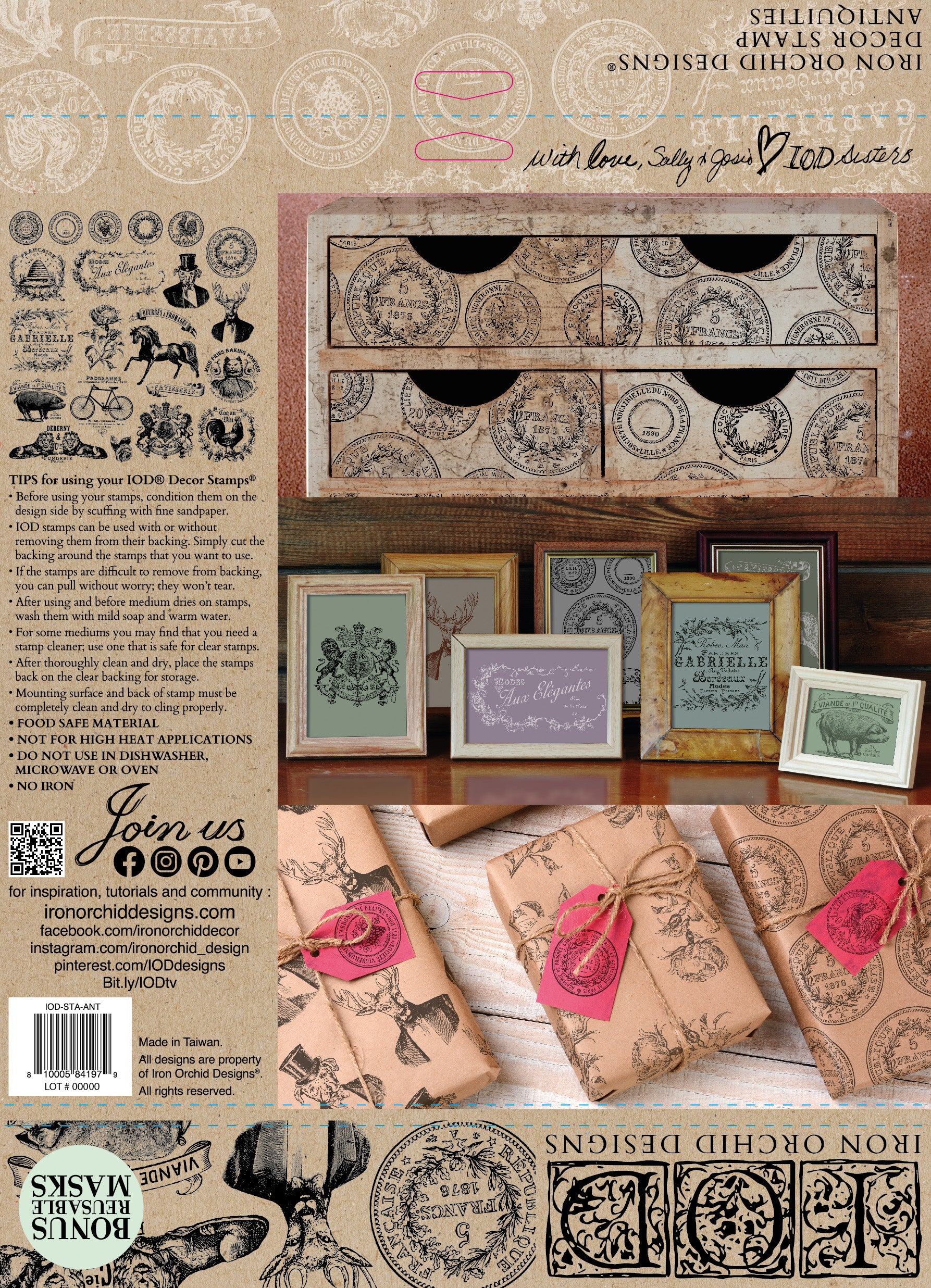 Antiquities | Stamp | IOD Iron Orchid Designs