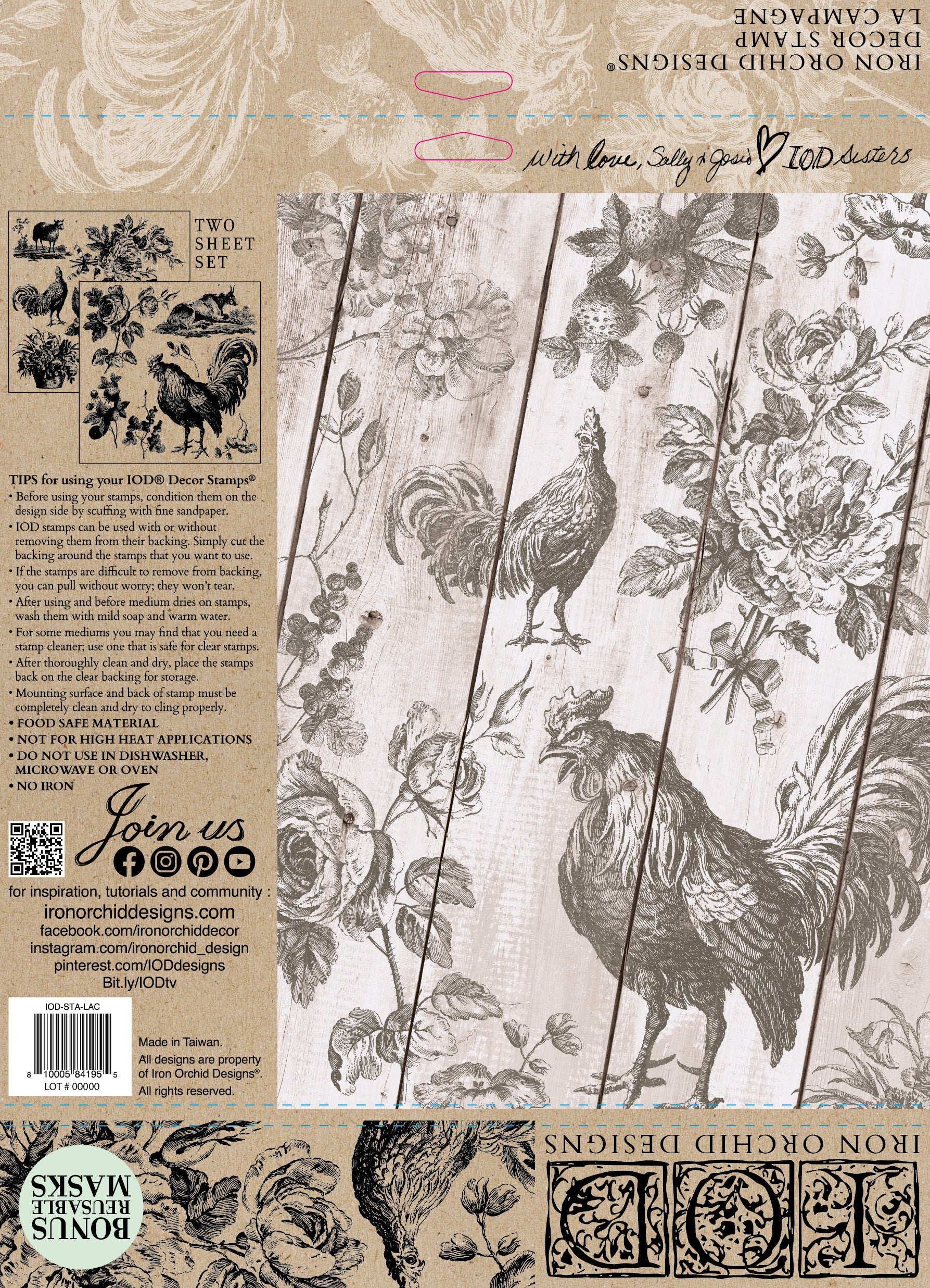 La Campagne | Stamp | IOD Iron Orchid Designs