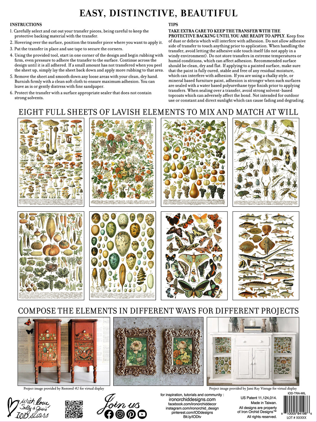 Millot's Pages | Transfer | IOD Iron Orchid Designs by