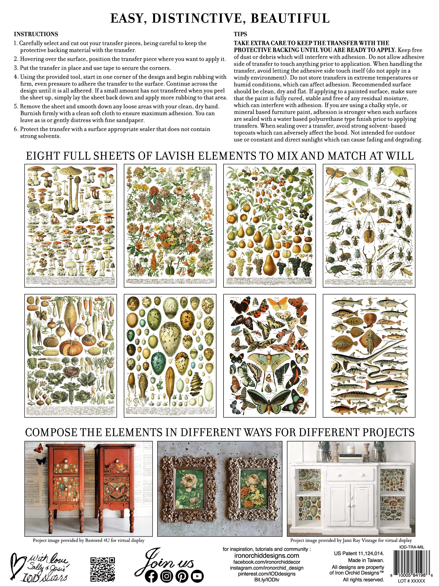 Millot's Pages | Transfer | IOD Iron Orchid Designs by