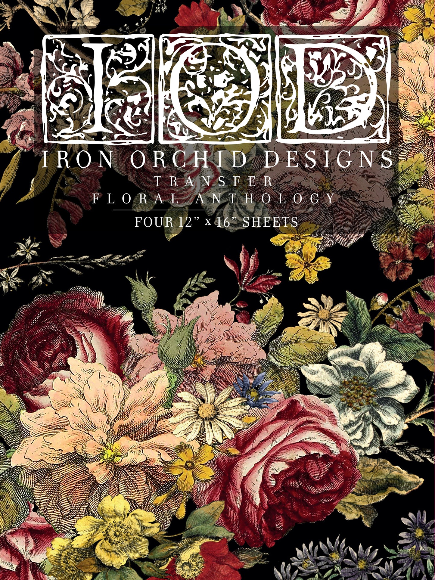 Iron Orchid Designs Floral Anthology | IOD Transfer
