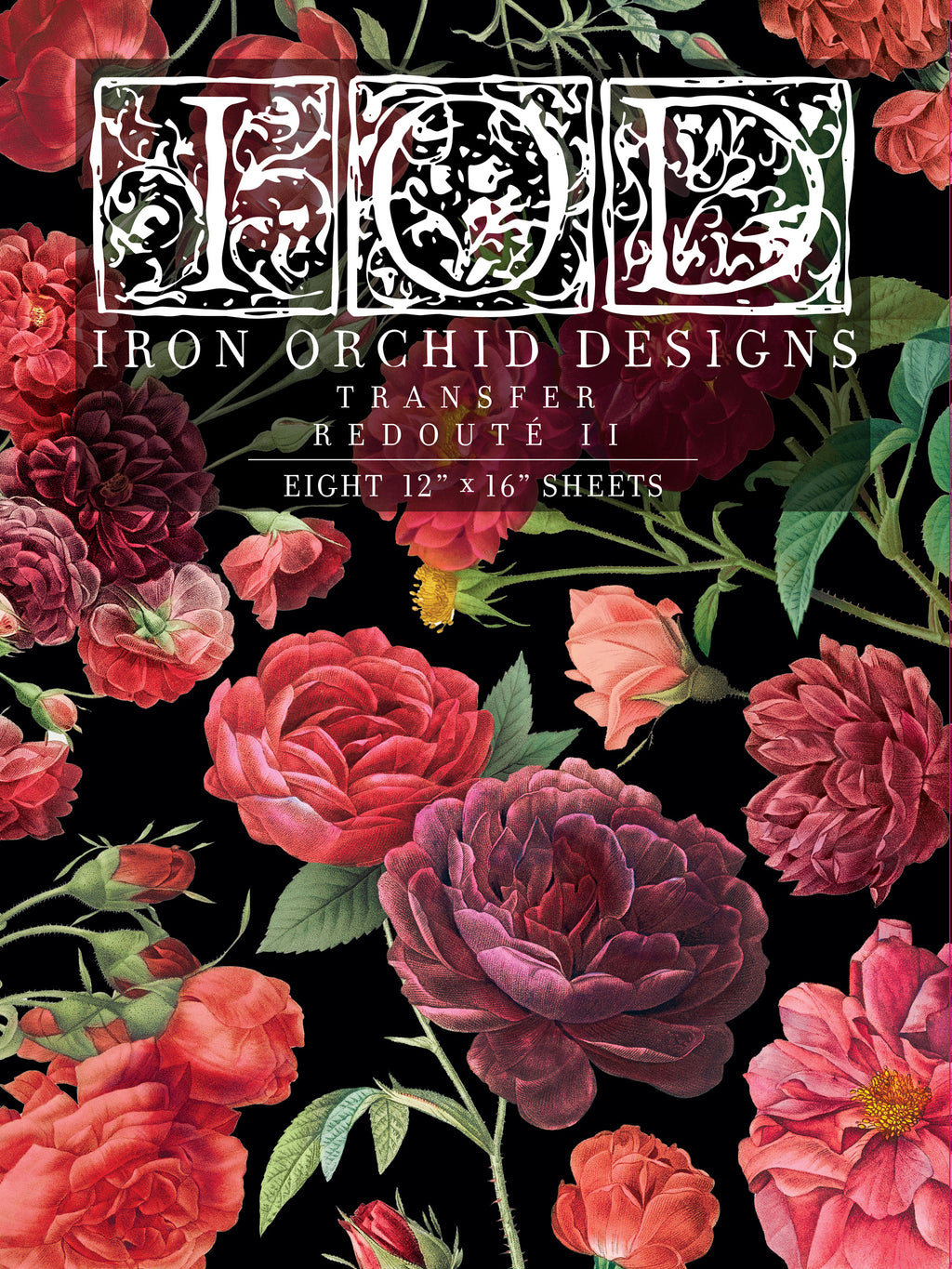 Redoute II | Transfer | IOD Iron Orchid Designs