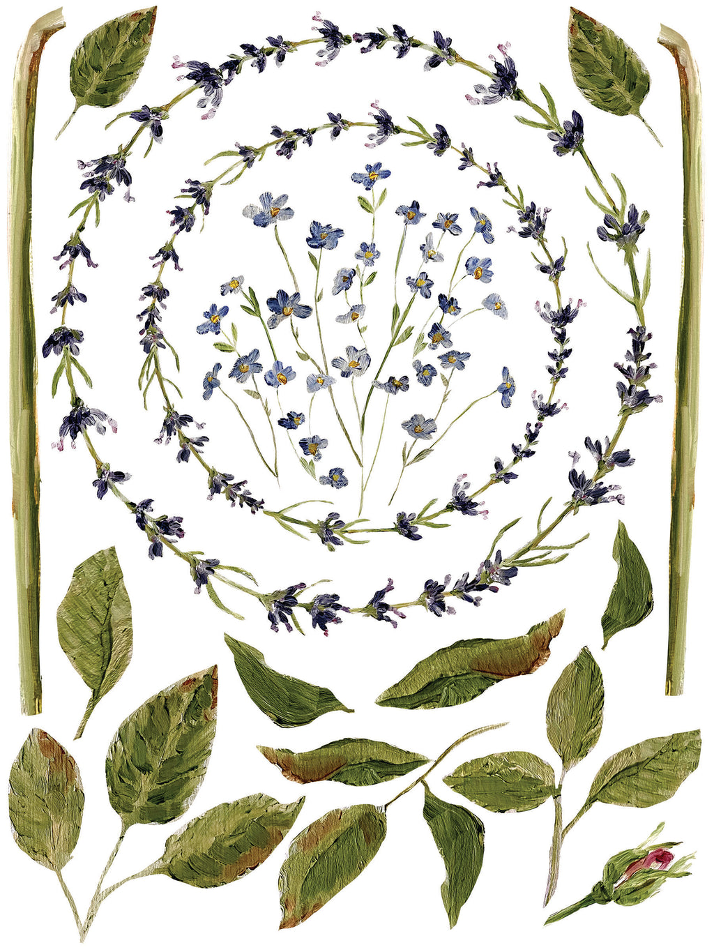 Painterly Florals | Transfer | IOD Iron Orchid Designs