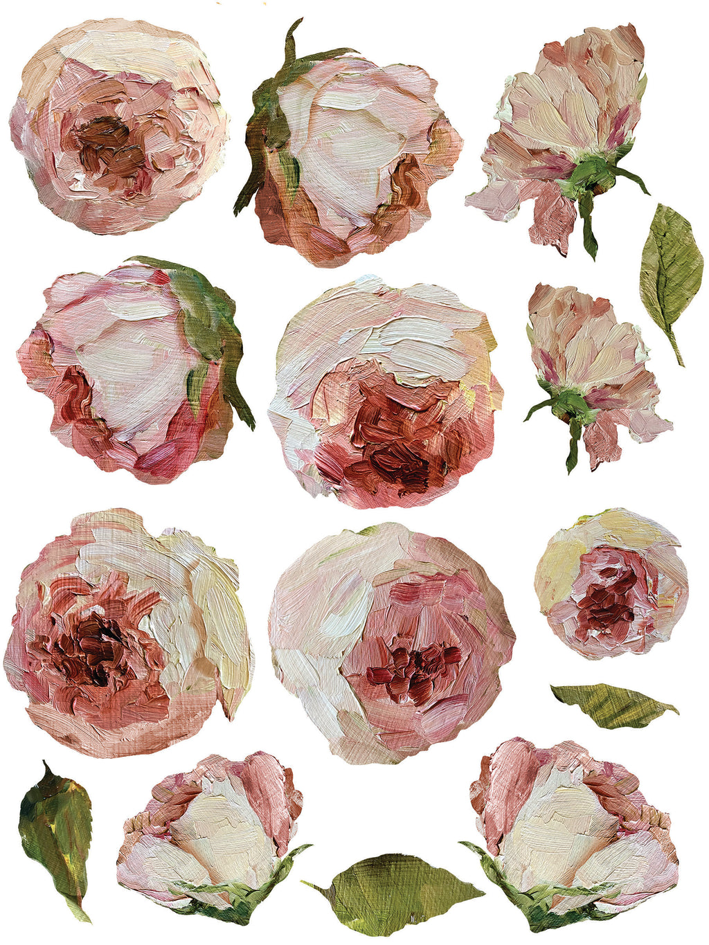 Painterly Florals | Transfer | IOD Iron Orchid Designs