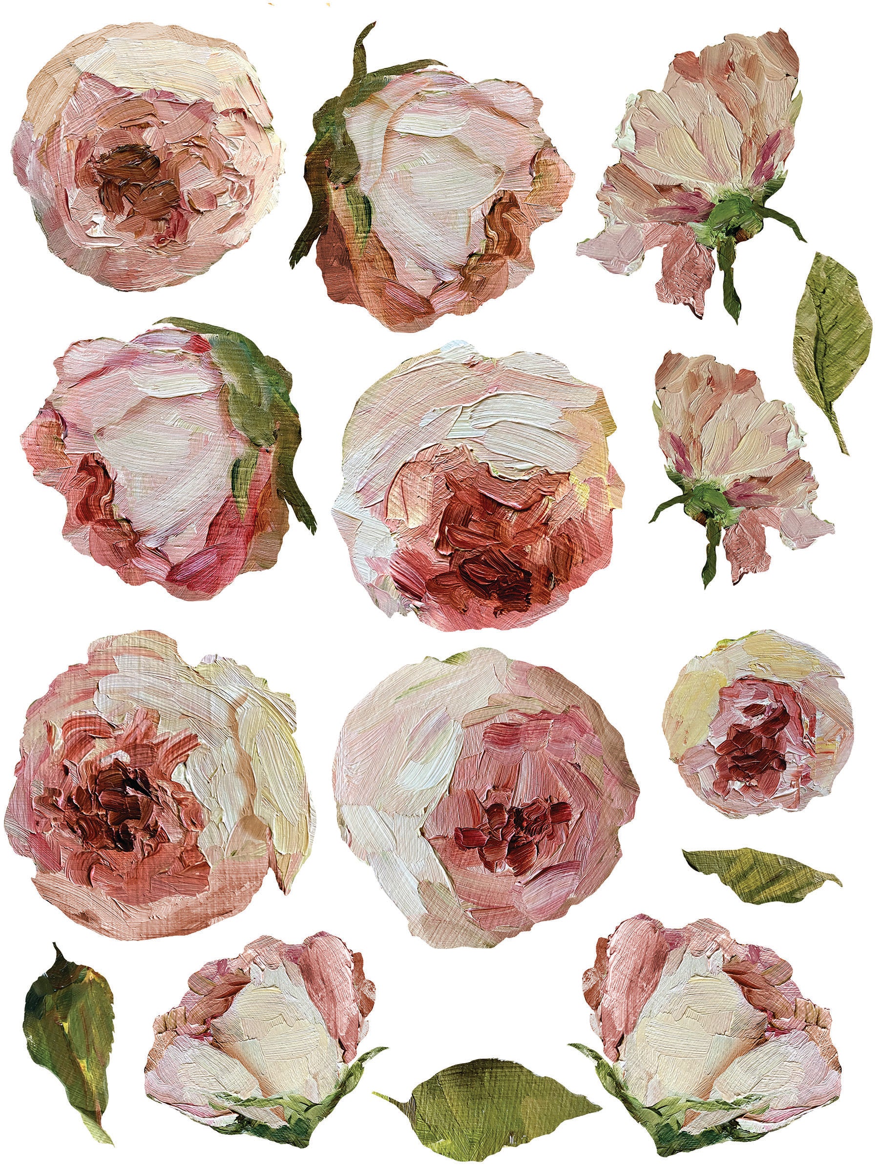 Painterly Florals | Transfer | IOD Iron Orchid Designs