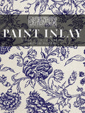 Indigo Floral | Paint Inlay | IOD Iron Orchid Designs