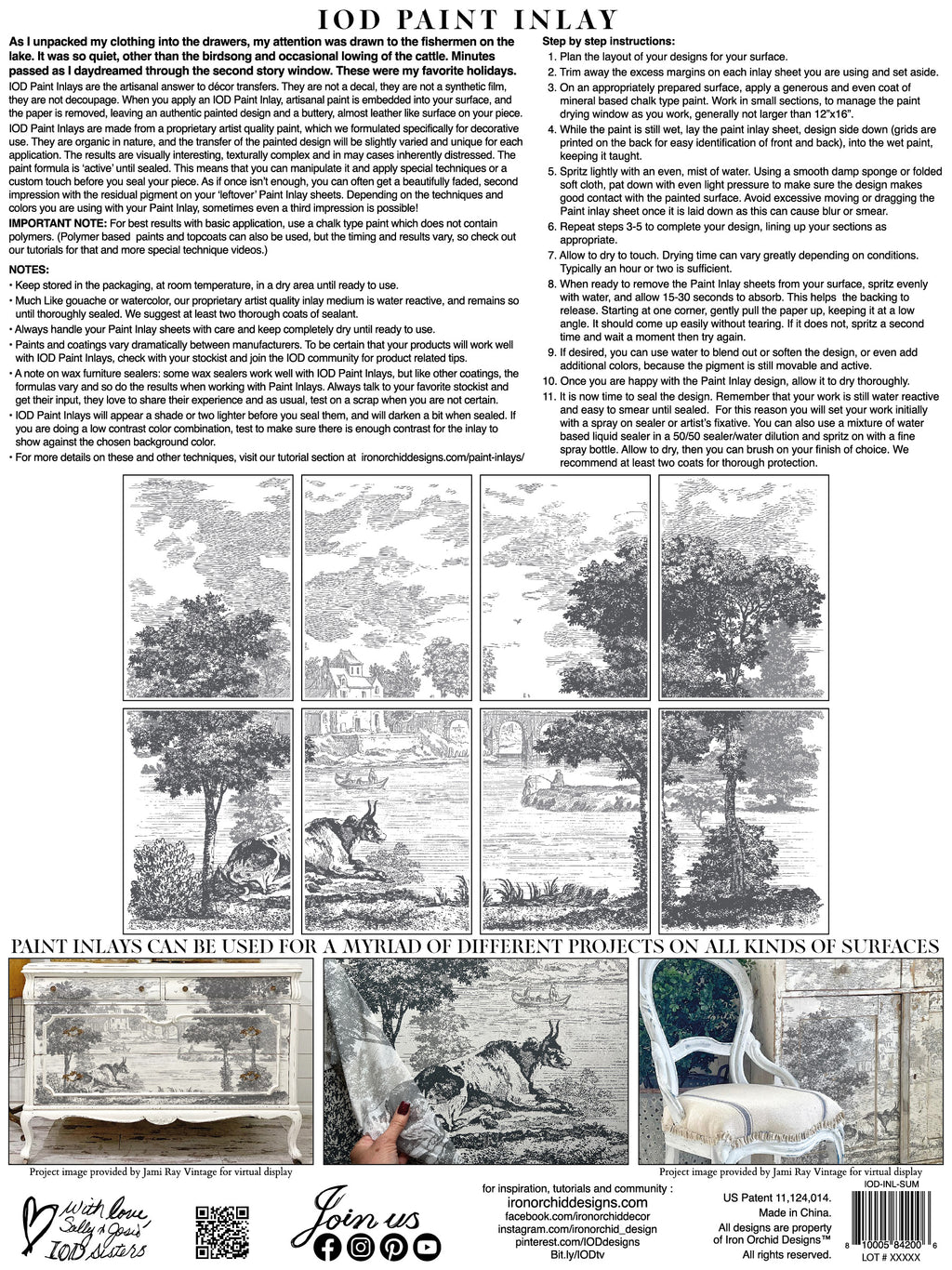 Summer Villa | Paint Inlay | IOD Iron Orchid Designs