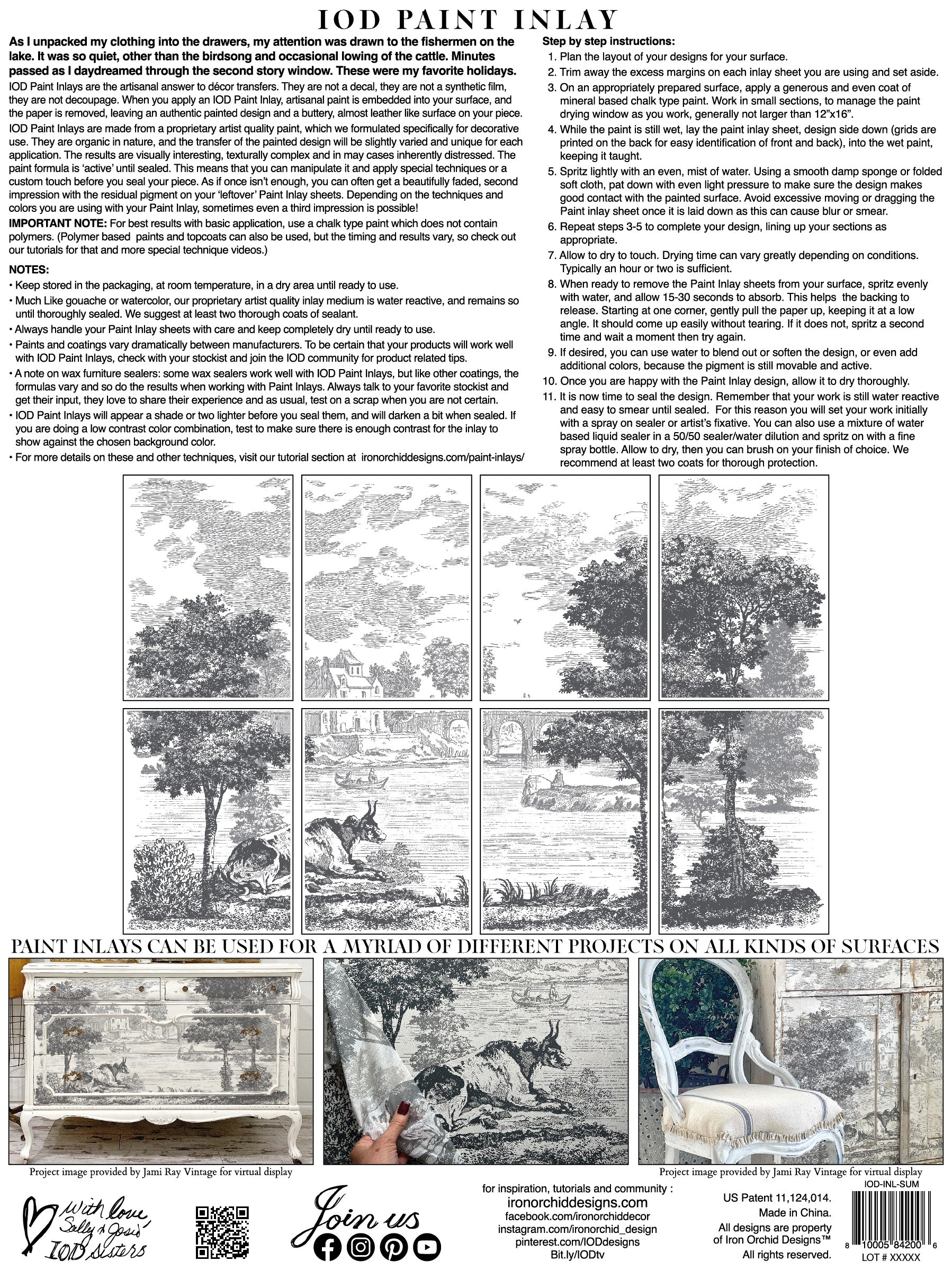Summer Villa | Paint Inlay | IOD Iron Orchid Designs