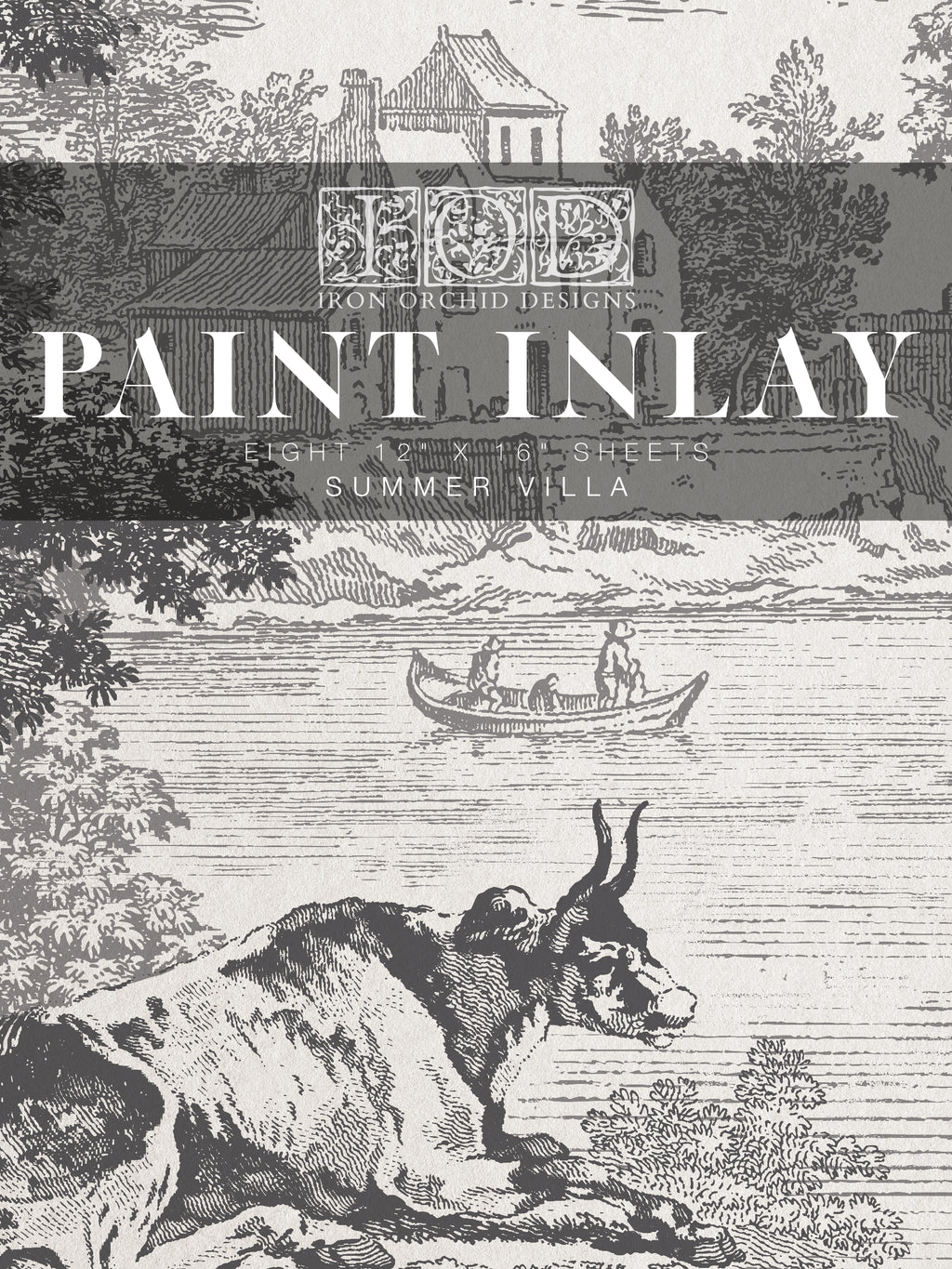 Summer Villa | Paint Inlay | IOD Iron Orchid Designs