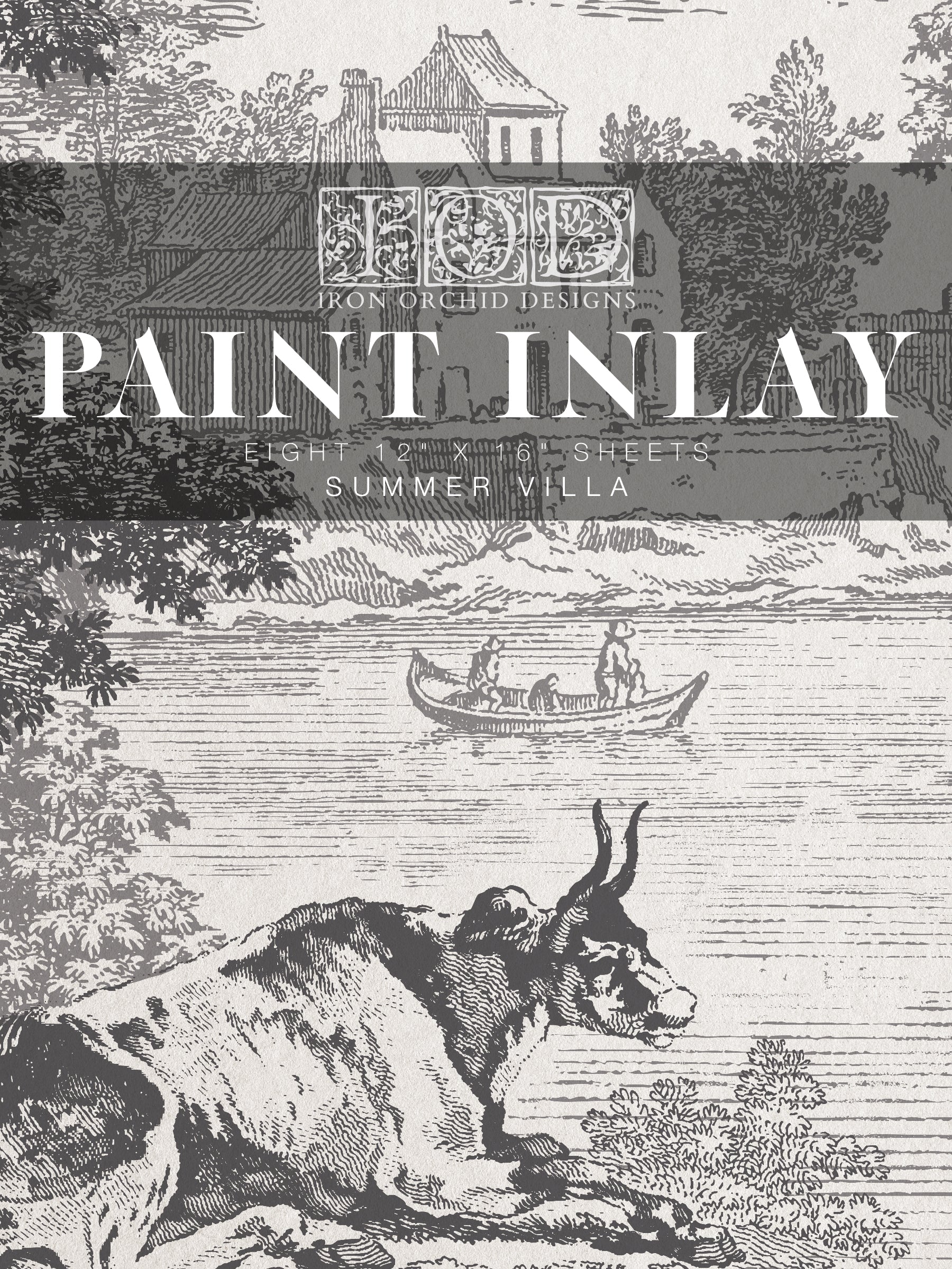 Summer Villa | Paint Inlay | IOD Iron Orchid Designs