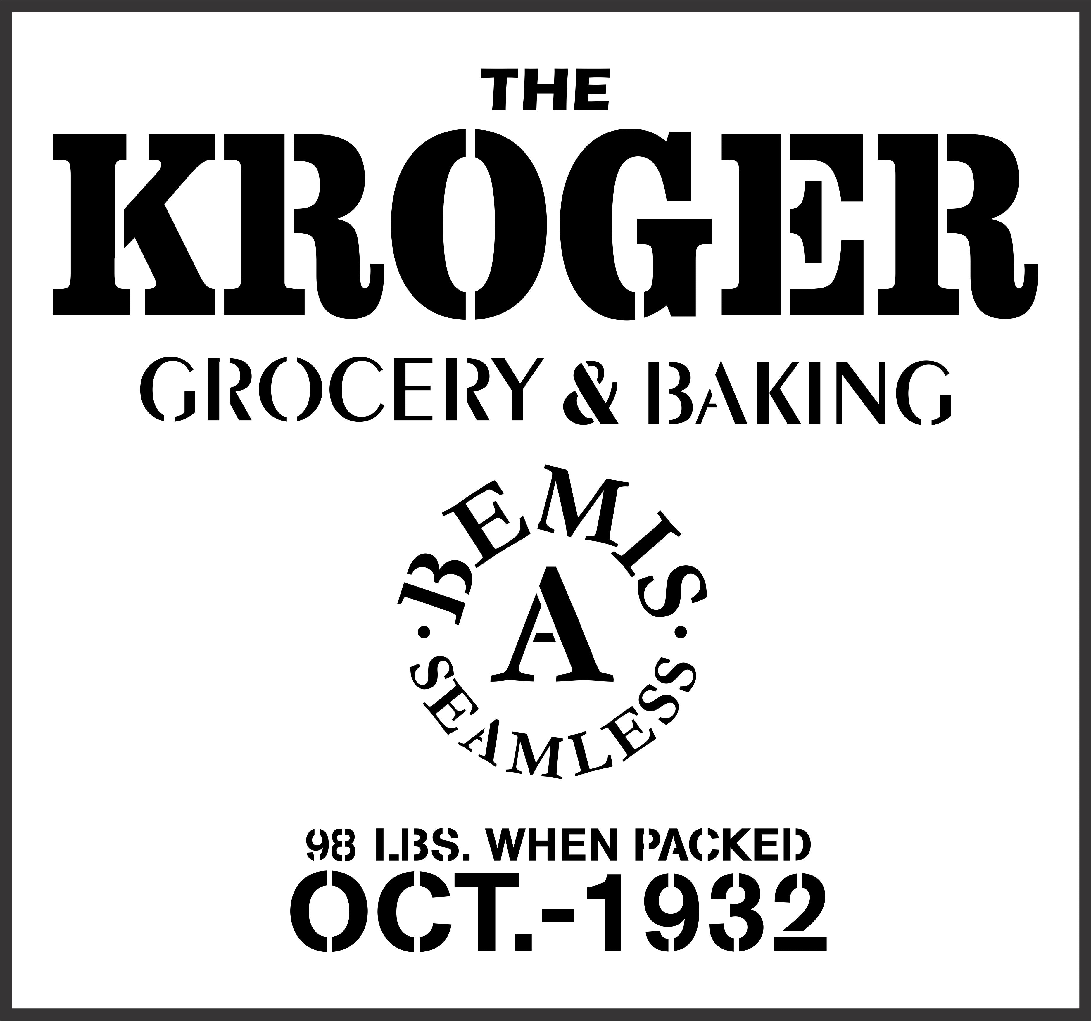 Kroger | JRV Stencils JRV Stencils