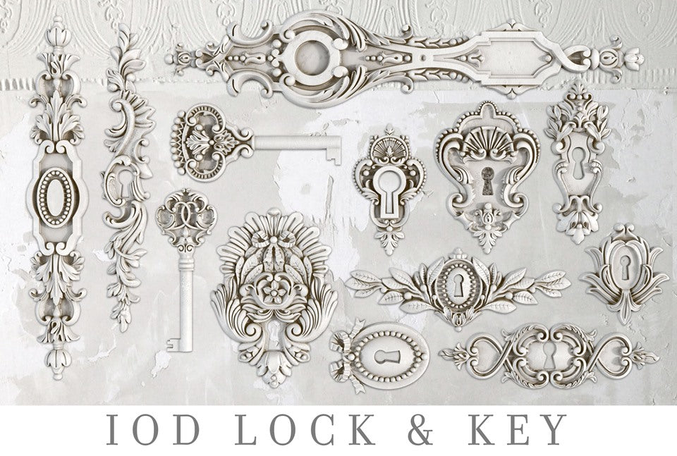Lock & Key | Mould | IOD Iron Orchid Designs IOD