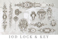 Lock & Key | Mould | IOD Iron Orchid Designs IOD