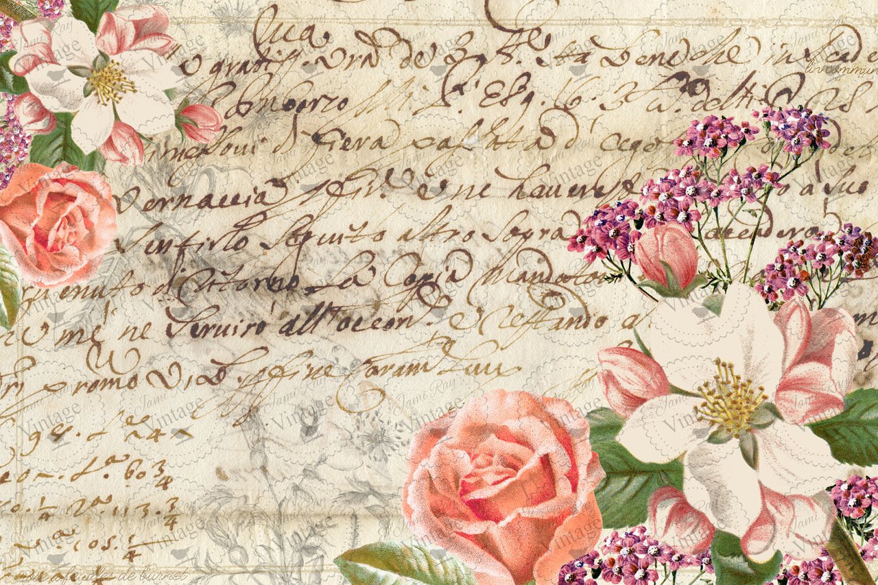 La Mamie Floral | JRV Large 18# Paper