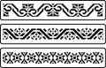 Mexican Embroidery Border Set | JRV Stencils