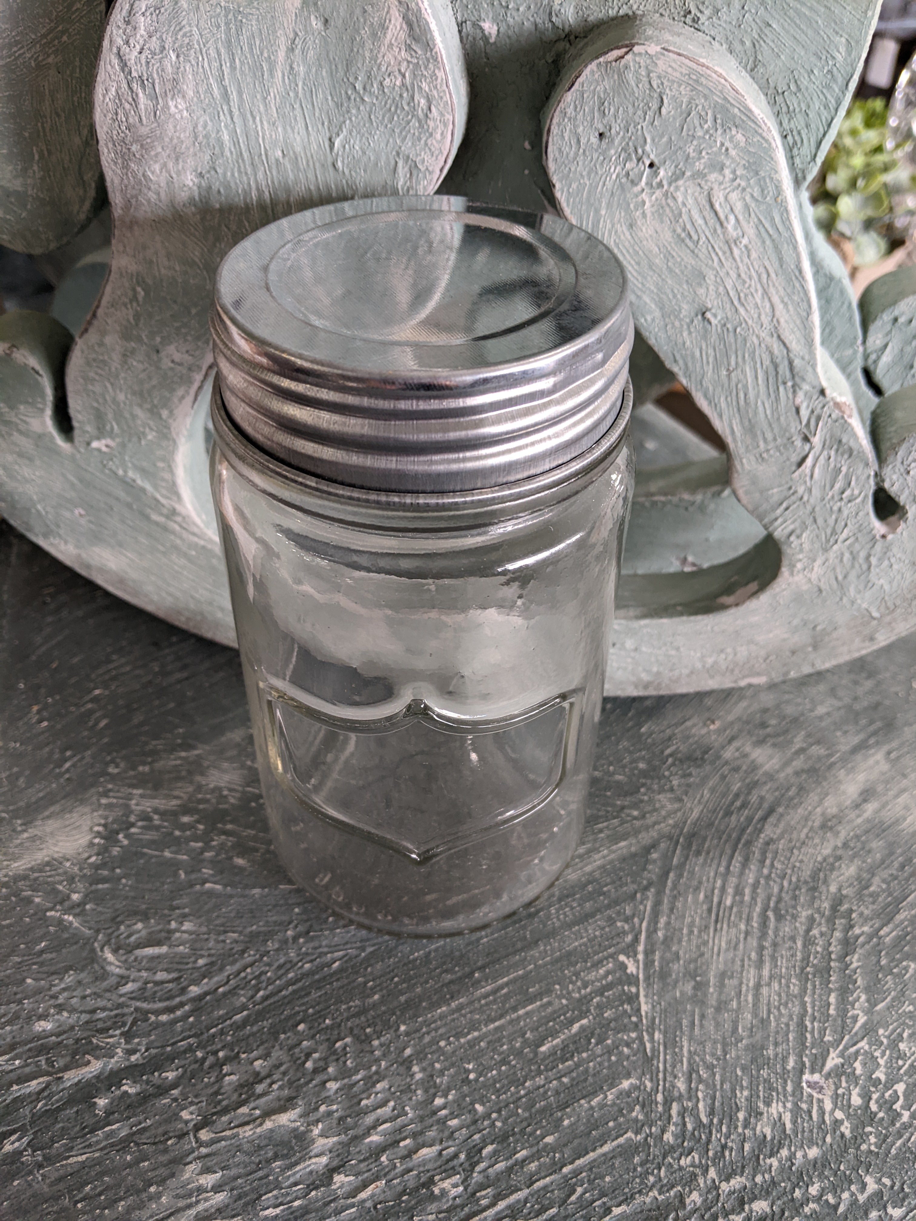 Clear Jar with Lid