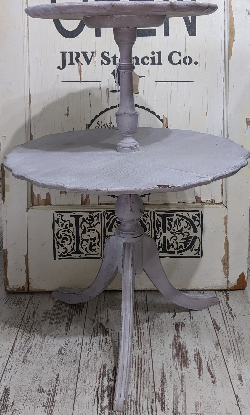French Millinery Table 2 Tiered