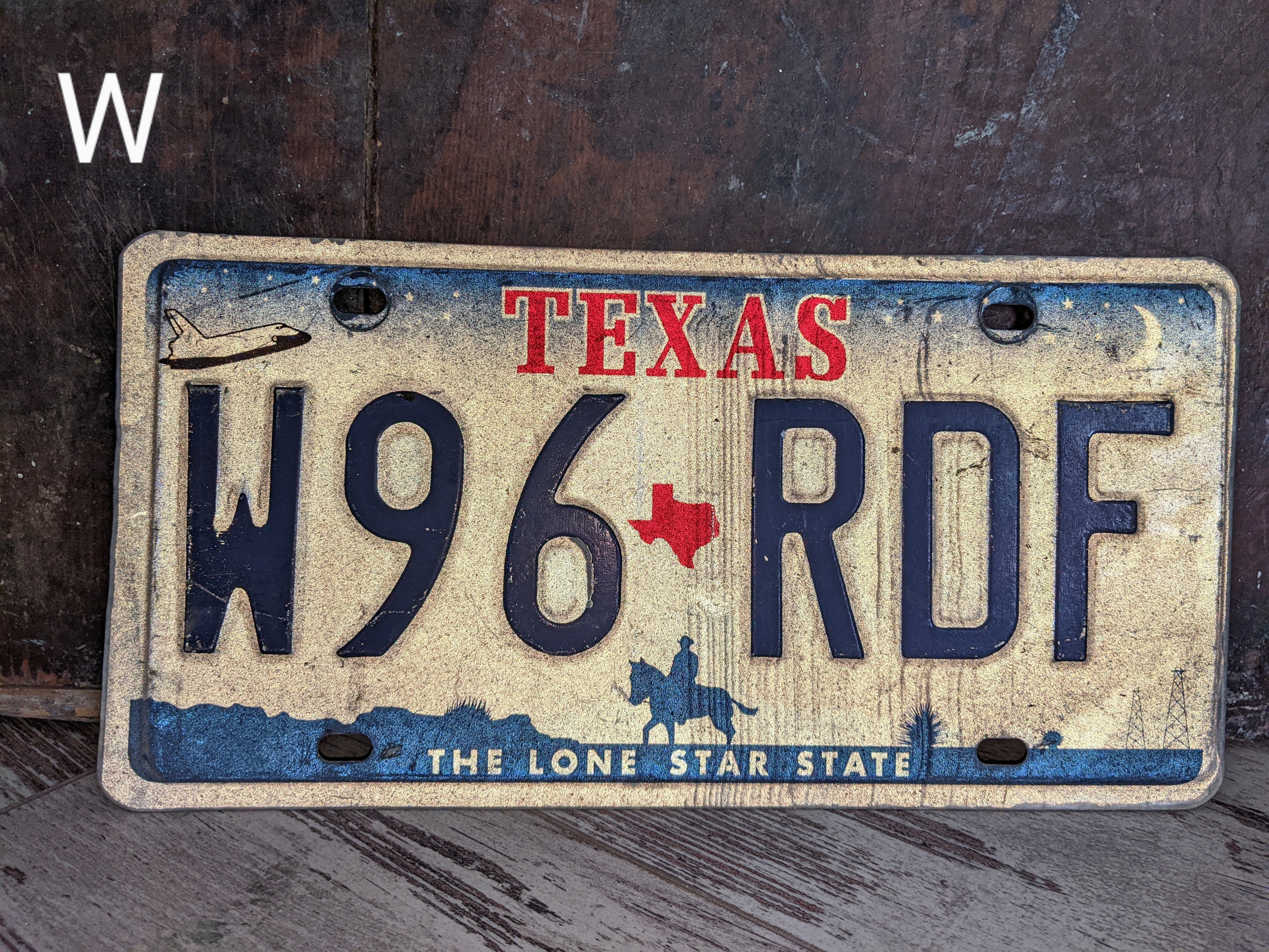 Vintage License Plate