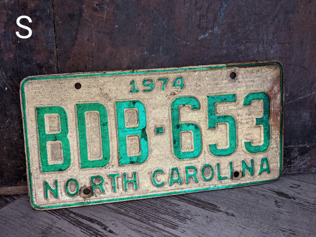 Vintage License Plate