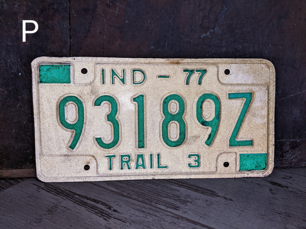 Vintage License Plate