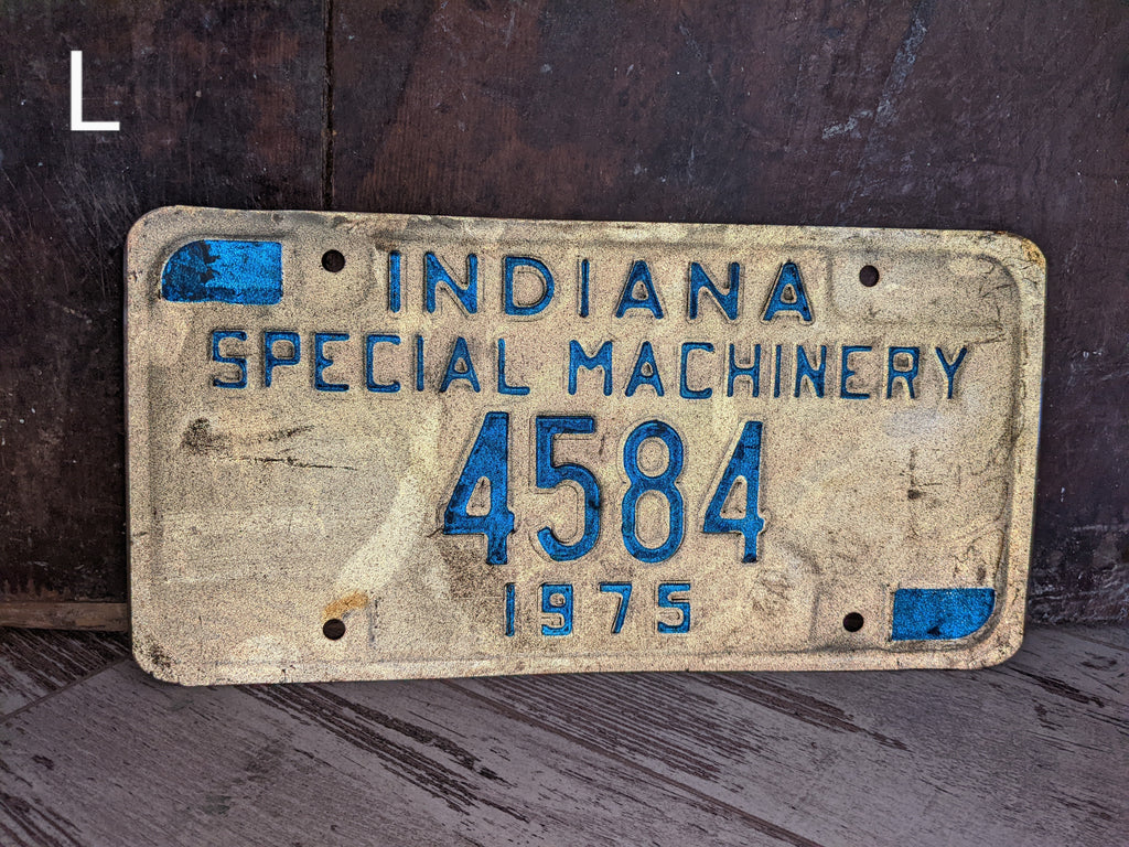 Vintage License Plate