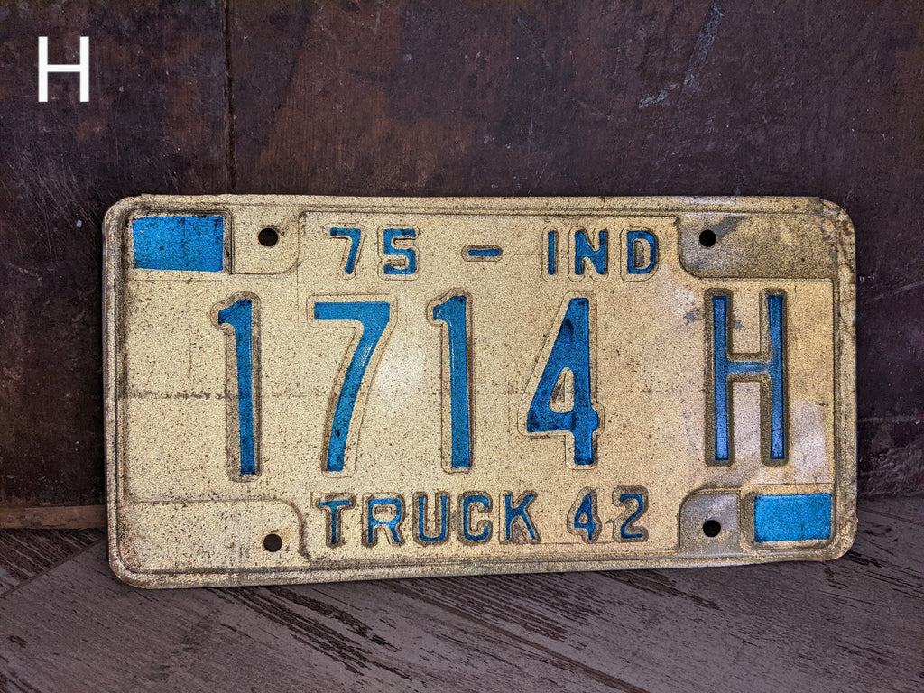 Vintage License Plate